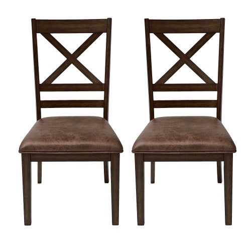 Dining Chairs Set Of 2, Brown