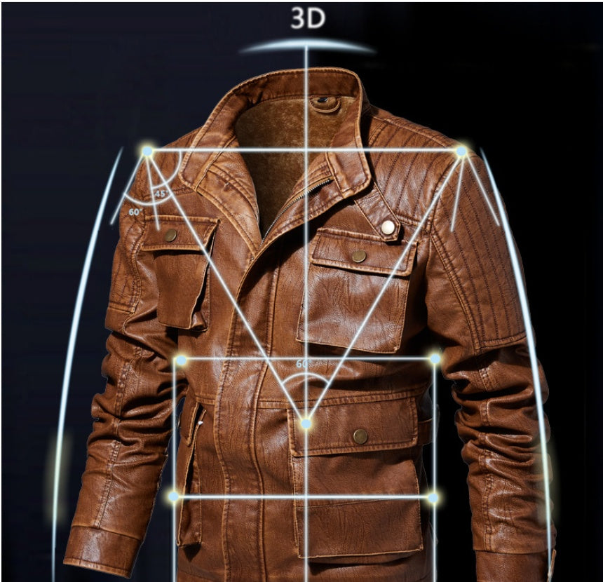 New men's leather clothing