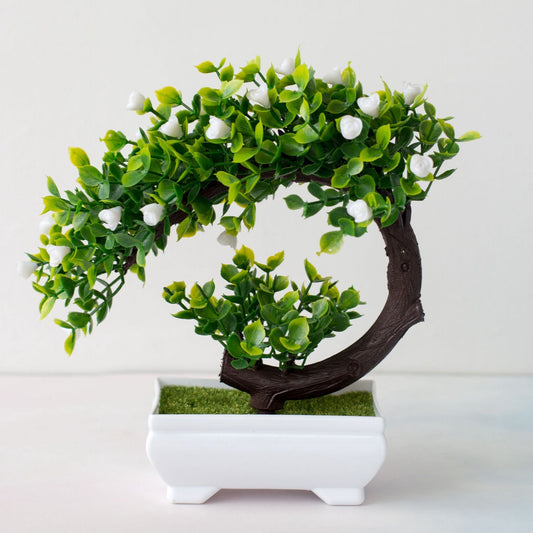 Artificial Plant Melaleuca Potted Home Decoration