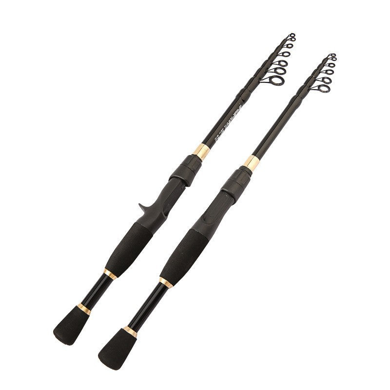 Ultra Short Telescopic Carbon Road Sub Fishing Rod