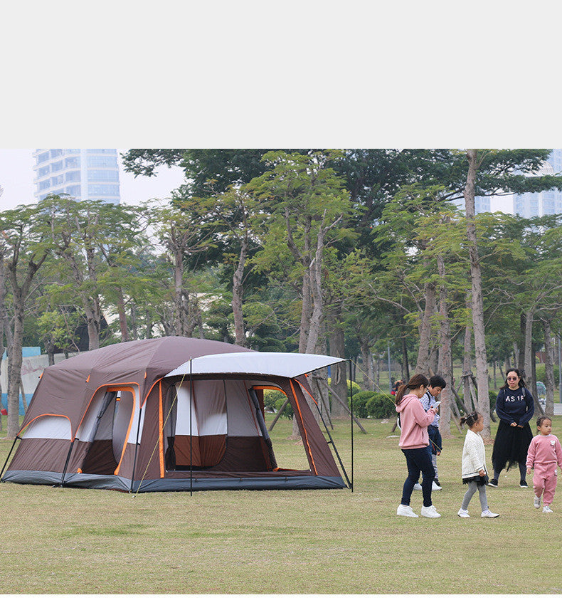 Multi-person Camping Thickening Rain-proof Camping Portable Luxury Villa