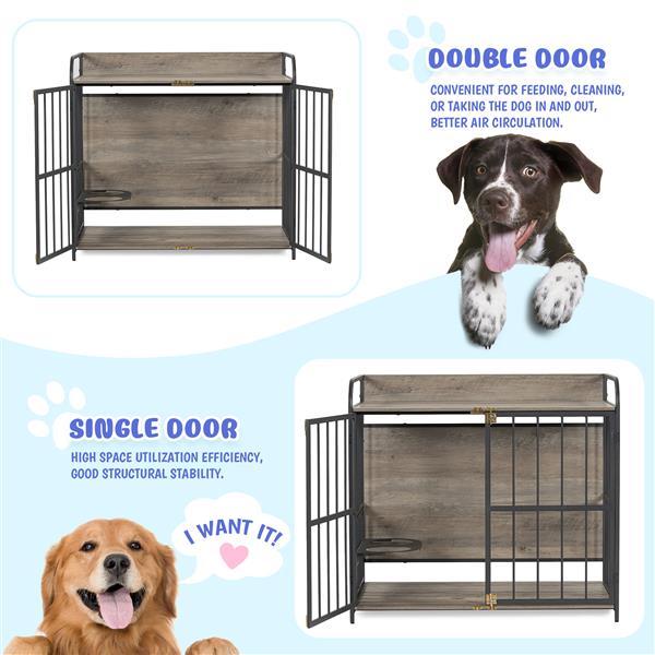 39 Inch Indoor Metal Dog Cage