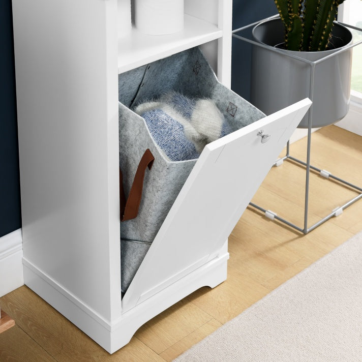 64 Inch High Bathroom Storage Cabinet Floor Cabinet For Living Room, Bathroom, Home Office, Kitchen