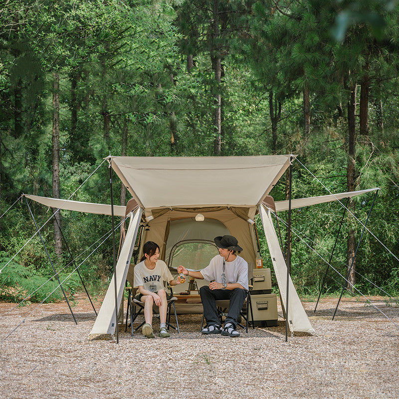 Outdoor Camping Speed Opening Tunnel Tent Rain And Sun Protection