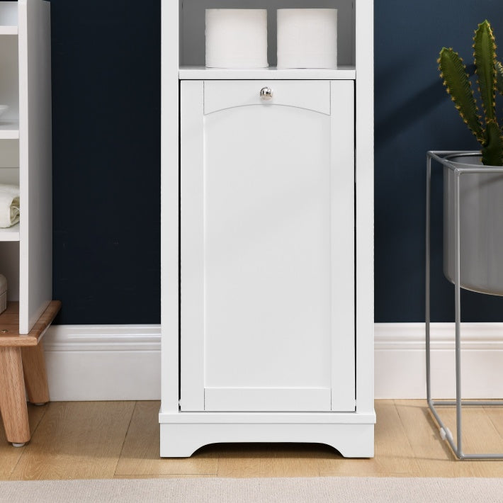 64 Inch High Bathroom Storage Cabinet Floor Cabinet For Living Room, Bathroom, Home Office, Kitchen