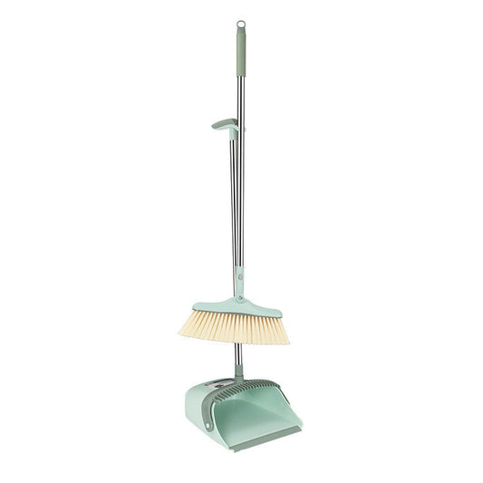 Comb rotating broom combination