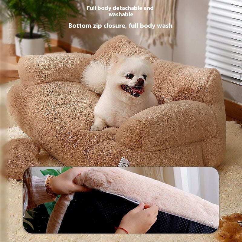 Warm Removable Washable Dogs And Cats Bed Sleeping Mat Pet Sofa